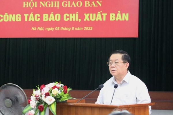 Cần nâng cao vai trò, trách nhiệm của người đứng đầu cơ quan báo chí, xuất bản - Anh 1