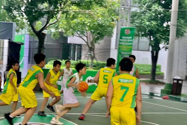 Khai mạc Giải Bóng rổ học sinh tiểu học Hà Nội - Anh 2
