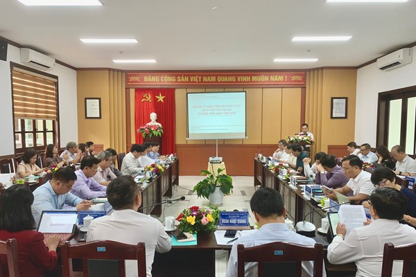 Đoàn Công tác Luật Thủ đô khảo sát cơ chế, chính sách quản lý, bảo tồn phố cổ Hội An - Anh 1