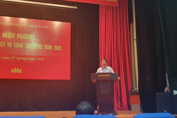 Đảng ủy Bộ VHTTDL: Hội nghị tập huấn công tác Đảng năm 2022 - Anh 5