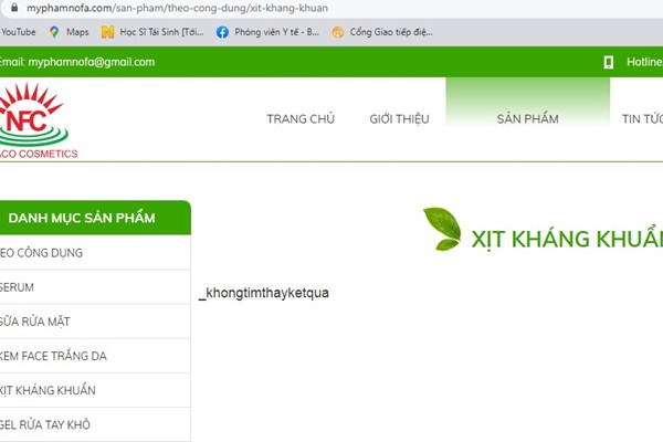 Mỹ phẩm bị đình chỉ, thu hồi vì chứa Methanol vượt giới hạn - Anh 1