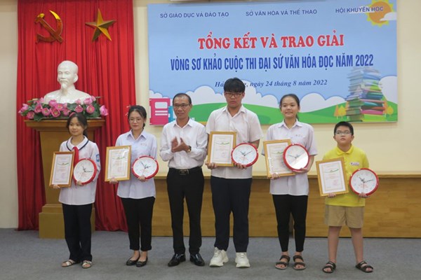 Trao giải Cuộc thi Đại sứ Văn hóa đọc Hải Phòng năm 2022 - Anh 1