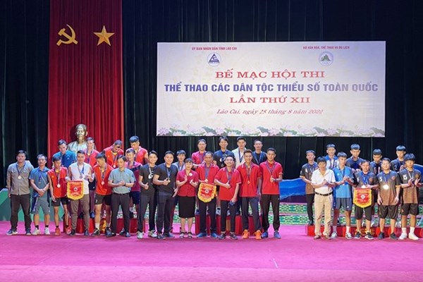 Lào Cai xếp thứ Nhất tại Hội thi Thể thao các dân tộc thiểu số toàn quốc lần thứ XII - Anh 1