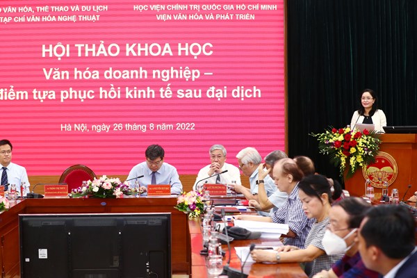 Văn hóa doanh nghiệp- Điểm tựa phục hồi kinh tế sau đại dịch - Anh 1