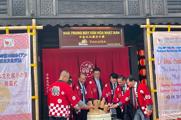 Khai trương Nhà trưng bày văn hóa Nhật Bản tại Hội An - Anh 1