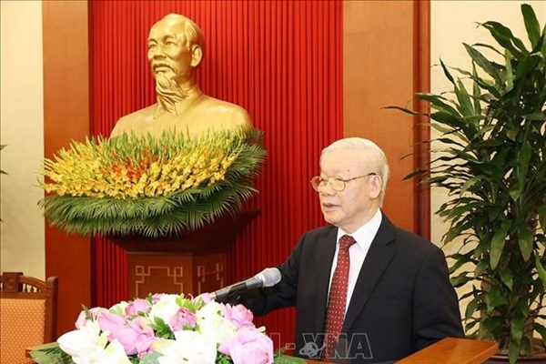 Toàn văn phát biểu của Tổng Bí thư tại cuộc gặp mặt đại biểu dự Đại hội XI Hội Chữ thập đỏ Việt Nam - Anh 1