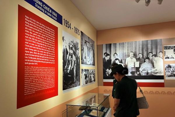 Triển lãm “Sắt son nghĩa tình Việt Nam - Lào” - Anh 3