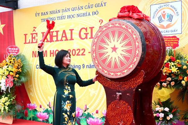 Rộn ràng khai giảng năm học mới tại Trường Tiểu học Nghĩa Đô, Cầu Giấy - Anh 9
