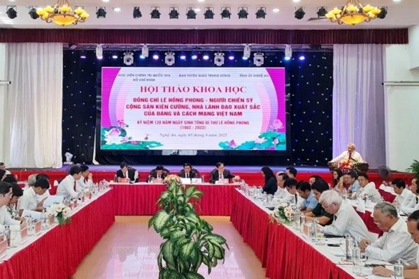 Đồng chí Lê Hồng Phong - Người chiến sĩ cộng sản kiên cường, nhà lãnh đạo xuất sắc - Anh 2