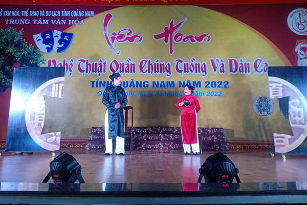 Liên hoan nghệ thuật quần chúng tuồng và dân ca tỉnh Quảng Nam - Anh 2