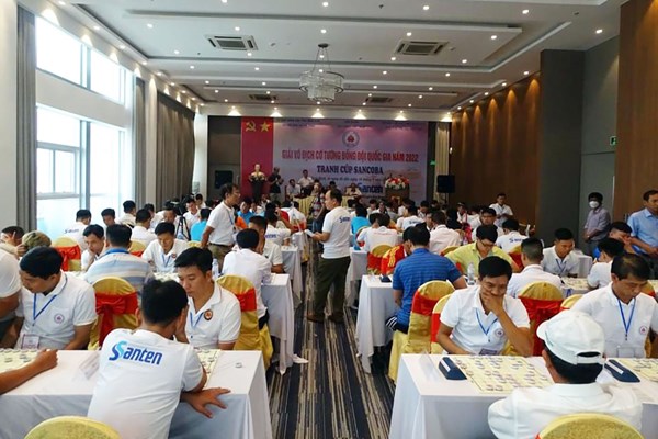 Gần 180 kỳ thủ tham dự Giải cờ tướng đồng đội toàn quốc 2022 - Anh 1