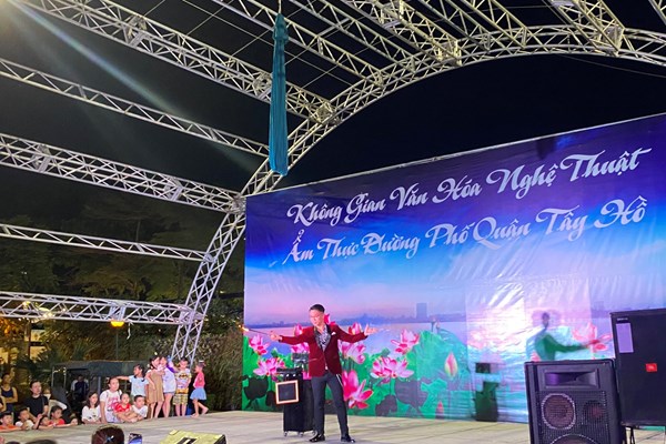 Phố đi bộ Trịnh Công Sơn - điểm check-in thú vị cuối tuần ven Hồ Tây - Anh 5