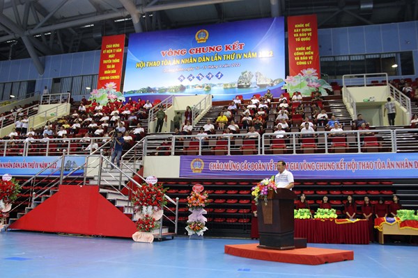 Khai mạc Hội thao Toà án nhân dân lần thứ IV năm 2022 - Anh 4