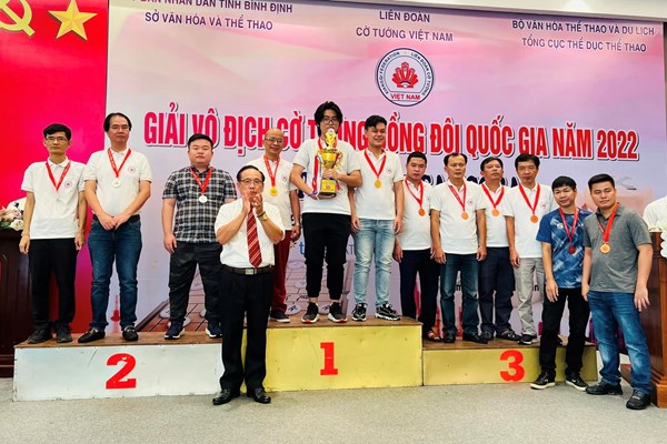 Kết thúc Giải cờ tướng đồng đội toàn quốc 2022 - Anh 2