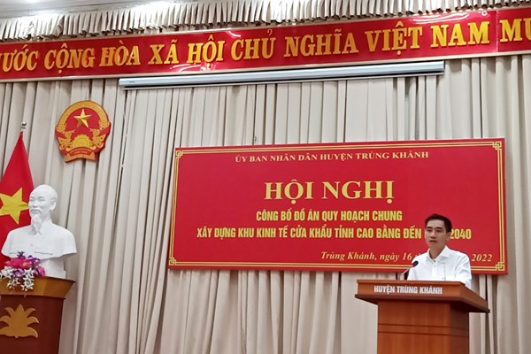 Khu kinh tế cửa khẩu sẽ là điểm đột phá về kinh tế của tỉnh Cao Bằng - Anh 1