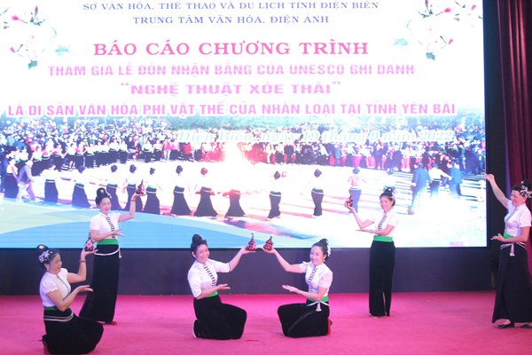 Điện Biên tích cực chuẩn bị cho Lễ đón nhận Bằng ghi danh“ Nghệ thuật xoè Thái” - Anh 2