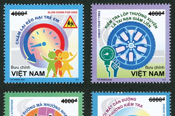 Giới thiệu bộ tem “An toàn giao thông đường bộ” - Anh 1