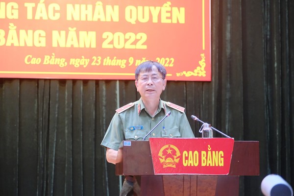 Cao Bằng: Nâng cao nhận thức, trách nhiệm về công tác nhân quyền - Anh 3