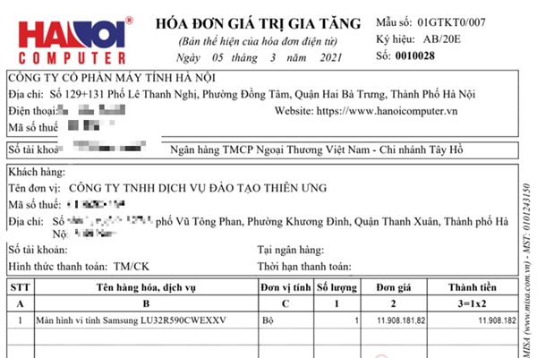 Chương trình “Hóa đơn may mắn”:  Khuyến khích người tiêu dùng Thủ đô dùng hóa đơn điện tử - Anh 1