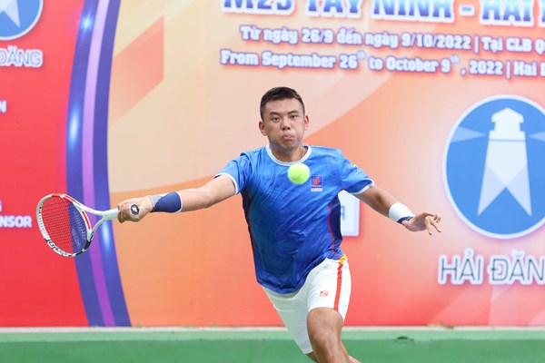 Hoàng Nam gặp Linh Giang tại giải quần vợt nhà nghề M25 Tây Ninh - Anh 1