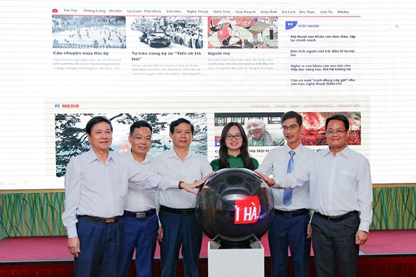 Ra mắt Tạp chí điện tử Người Hà Nội và phát động cuộc thi viết “Hà Nội & Tôi” - Anh 1