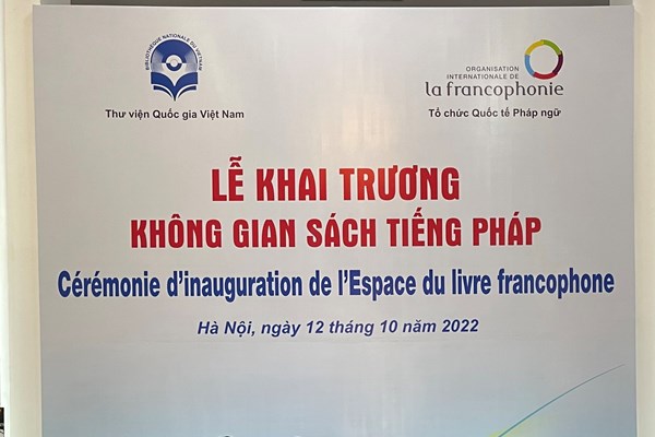 Khai trương “Không gian sách tiếng Pháp” tại Hà Nội - Anh 1