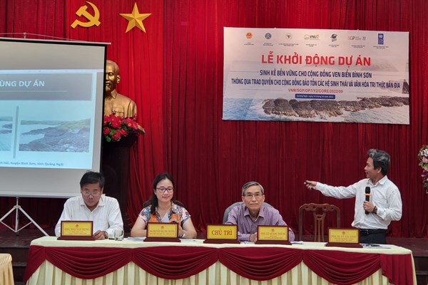 Quảng Ngãi: Trao quyền cho cộng đồng bảo tồn các hệ sinh thái và văn hóa - Anh 1