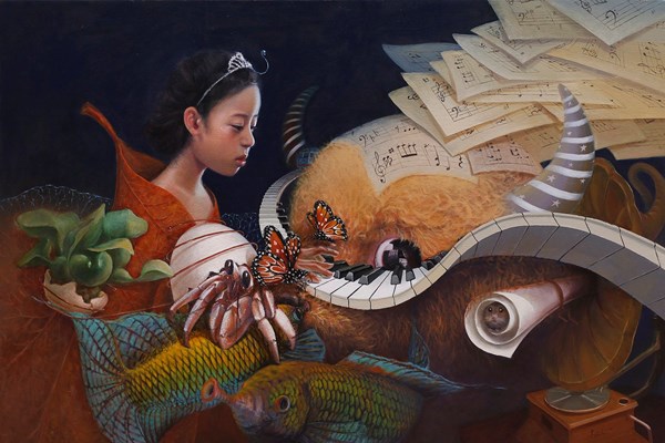 Triển lãm “Ký ức xuyên không” của hoạ sĩ Lê Thanh Bình - Anh 6