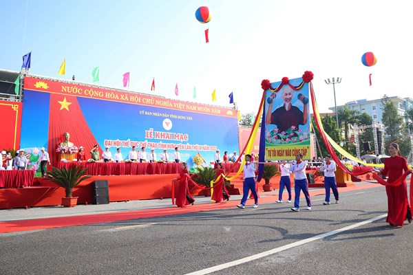 Khai mạc Đại hội TDTT tỉnh Hưng Yên - Anh 3