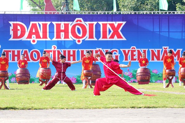 Khai mạc Đại hội TDTT tỉnh Hưng Yên - Anh 5