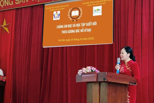 "Chúng em đọc và học tập suốt đời theo tấm gương Bác Hồ vĩ đại" - ảnh 1