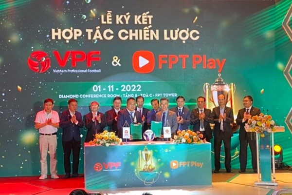 Công bố bản quyền truyền hình V.League - Anh 1