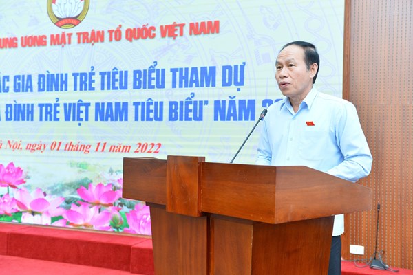 Mỗi gia đình trẻ tiêu biểu hãy là những sứ giả lan tỏa các giá trị tốt đẹp - Anh 1