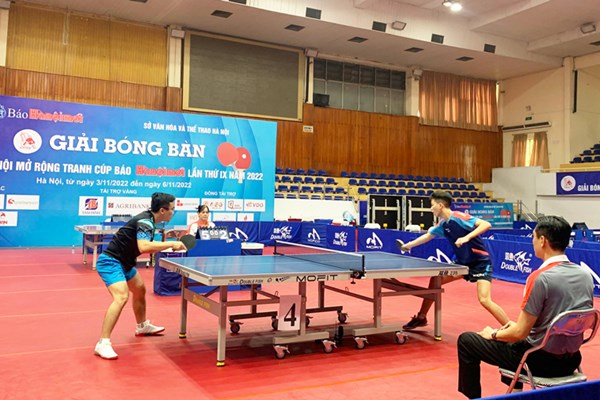 Trần Huy Bảo vô địch đơn nam Giải bóng bàn tranh Cúp Báo Hà Nội Mới - Anh 1