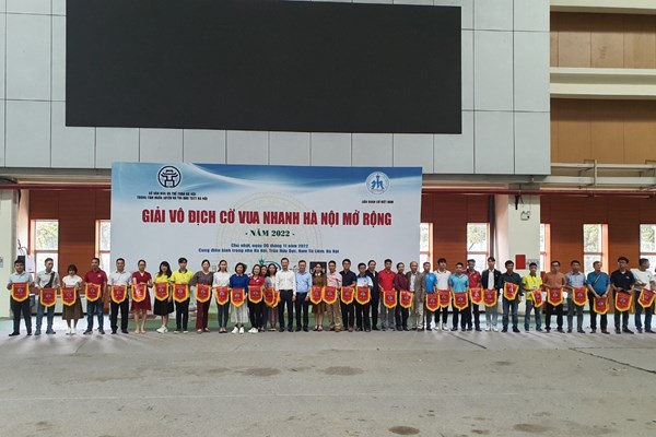 Gần 1.500 kỳ thủ tham gia Giải cờ vua nhanh Hà Nội mở rộng 2022 - Anh 3