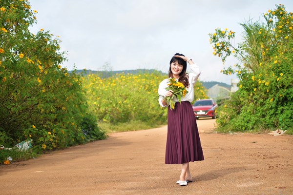 Hoa dã quỳ nhuốm vàng cao nguyên Đà Lạt - Anh 6