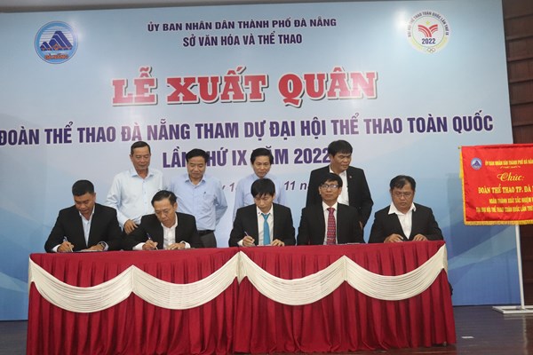 Đoàn Thể thao TP Đà Nẵng xuất quân tham dự Đại hội Thể thao toàn quốc lần thứ IX năm 2022 - Anh 3