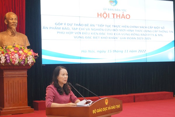 Tiếp tục thực hiện Đề án cấp báo, tạp chí cho vùng đồng bào DTTS miền núi, vùng đặc biệt khó khăn - Anh 1