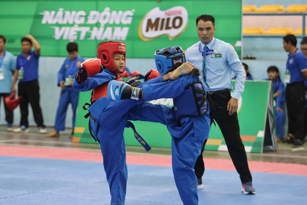 Hơn 400 VĐV tham dự Giải Vovinam Học sinh Phổ thông toàn quốc năm 2022 - Anh 3