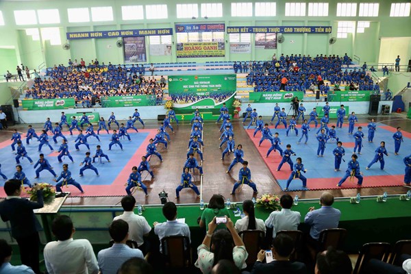 Hơn 400 VĐV tham dự Giải Vovinam Học sinh Phổ thông toàn quốc năm 2022 - Anh 2