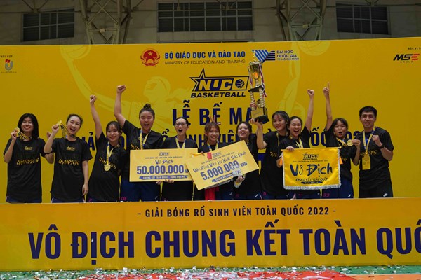 Xác định 2 đội vô địch Giải bóng rổ sinh viên toàn quốc 2022 - Anh 1