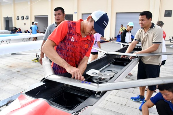 Hải Dương tạm dẫn đầu toàn đoàn môn Rowing - Anh 1