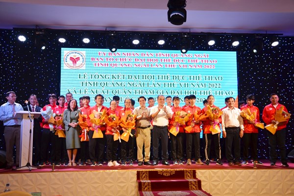 Đoàn Thể thao Quảng Ngãi xuất quân dự Đại hội Thể thao toàn quốc lần thứ IX - Anh 1