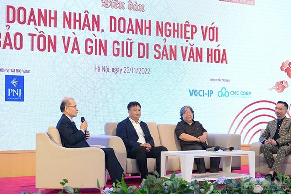 Diễn đàn doanh nhân, doanh nghiệp với bảo tồn và gìn giữ di sản văn hóa - Anh 2