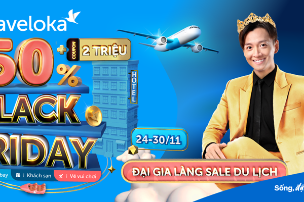 Traveloka tung chiến dịch khuyến mãi trong chương trình Black Friday - Anh 1