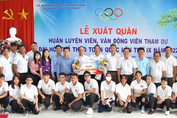 Kiên Giang xuất quân tham dự Đại hội Thể thao toàn quốc - Anh 1