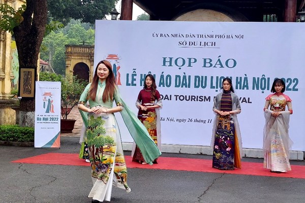 Lễ hội Áo dài du lịch Hà Nội năm 2022 diễn ra đầu tháng 12 - Anh 3