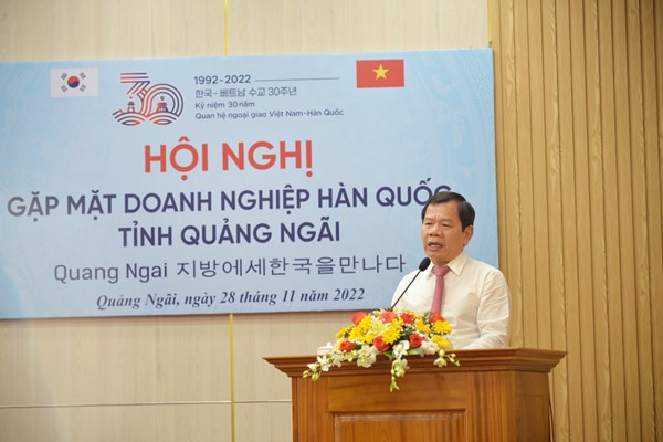 Quảng Ngãi tổ chức chuỗi sự kiện hợp tác, giao lưu với Hàn Quốc - Anh 1