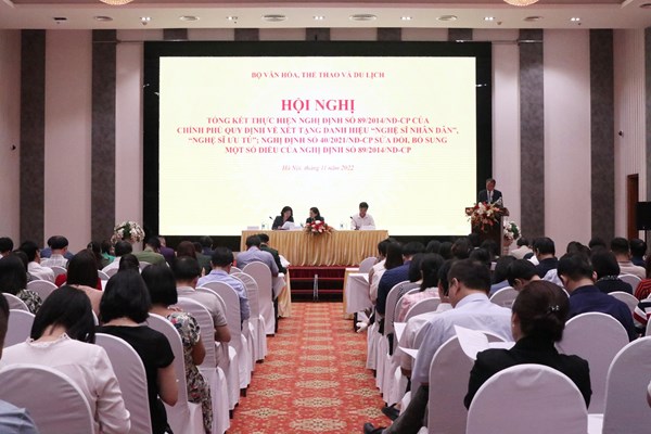 Xét tặng các Giải thưởng Hồ Chí Minh, Giải thưởng Nhà nước về VHNT; danh nghiệp NSND, NSƯT: Khắc phục bất cập, đáp ứng yêu cầu thực tiễn - Anh 1