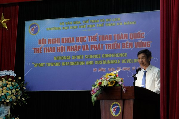 Hội nghị khoa học toàn quốc “Thể thao hội nhập và phát triển bền vững” - Anh 1